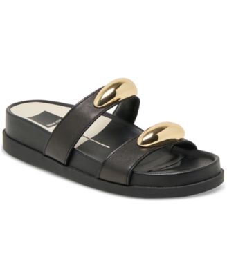 Dolce Vita - Women's Satine Jewelry Double Band Bracelet Footbed Sandals