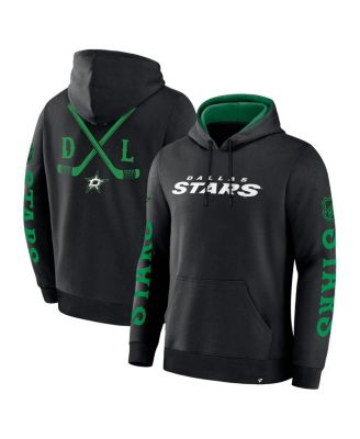 Fanatics - Men's Black Dallas Stars Big City Legacy Fleece Pullover Hoodie
