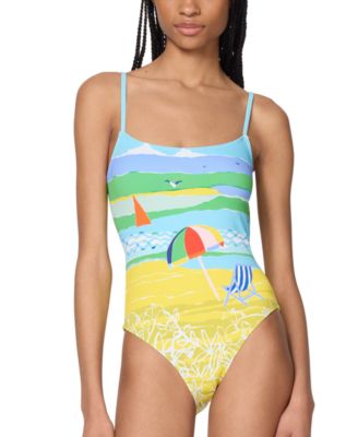 Kate Spade - Women's Tie-Back One-Piece Swimsuit
