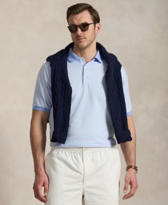 Polo Ralph Lauren - Men's Big & Tall Houndstooth Jersey Polo Shirt