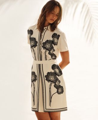 KARL LAGERFELD PARIS - Women's Floral Print Shirt