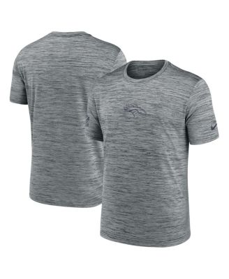 Nike - Men's Gray Denver Broncos Sideline Velocity Performance T-Shirt