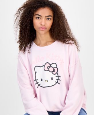 Grayson Threads, The Label - Juniors' Hello Kitty Crewneck Sweatshirt