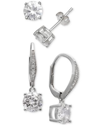Giani Bernini - 2-Pc. Cubic Zirconia Earring Set in 18k Rose Gold-Plated Sterling Silver