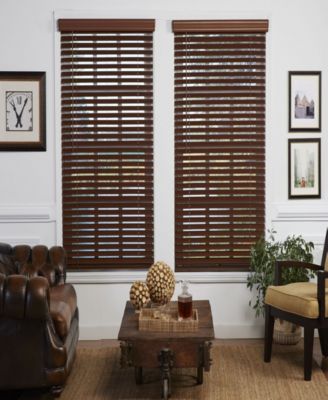 The Cordless Collection - 2 in. Cordless Faux Wood Venetian Blind, 31.5x64
