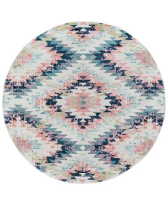 Livabliss - Anika ANI-1027 White 7'10" Round Area Rug
