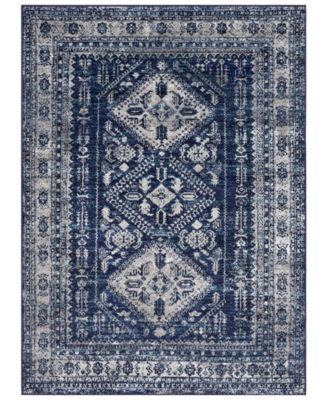 Livabliss - Monte Carlo MNC-2315 Navy 7'10" x 10'3" Area Rug