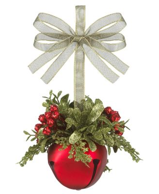 Ganz - Kissing Krystals&reg;                                                                      Mistletoe Sleigh Bell Red