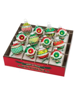 Christopher Radko - presents vintage inspired Shiny Brite glass Christmas Ornaments