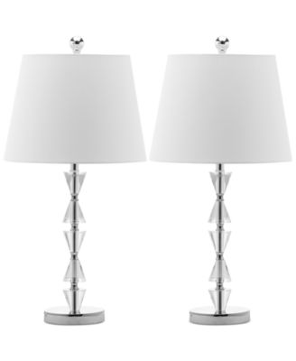Safavieh - Set of 2 Deco Prisms Crystal Lamps