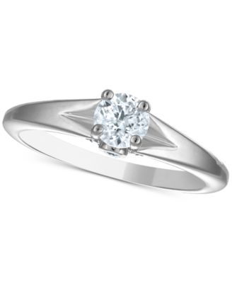 Macy's - Diamond Solitaire Engagement Ring (5/8 ct. t.w.) in Platinum