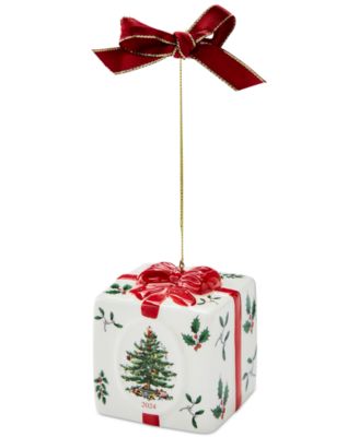 Spode - xChristmas Tree 2024 Holiday Gift Box Ornament