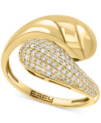 EFFY Collection - Diamond Bypass Ring (1/3 ct. t.w.) in 14k Gold