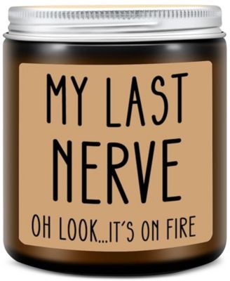 Lovery - "My Last Nerve" Lavender Scented Soy Wax Candle, 10 oz.