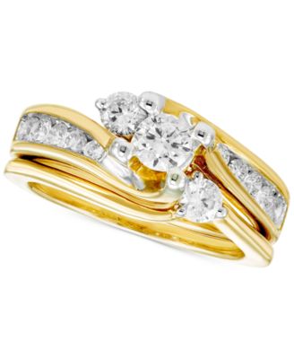 Macy's - Diamond Bridal Set (1 ct. t.w.) in 14k Yellow Gold
