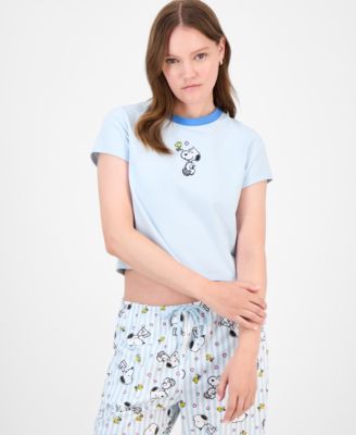 Love Tribe - Juniors' Snoopy Crewneck T-Shirt