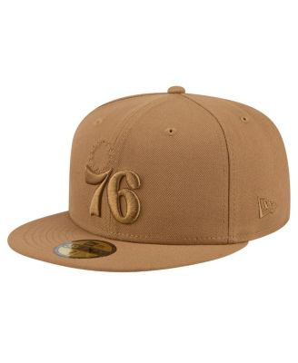 New Era - Men's  Tan Philadelphia 76ers 59FIFTY Fitted Hat
