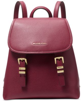 Michael Kors - Quinn Leather Flap Backpack