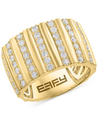 EFFY Collection - Diamond Multi Column Wide Width Statement Ring (7/8 ct. t.w.) in 14k Gold