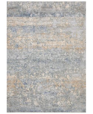 Loloi - Pandora PAN-05 Blue/Gold 2'6" x 12' Runner Area Rug