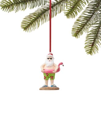 Holiday Lane - Florida Santa with Floatie Ornament