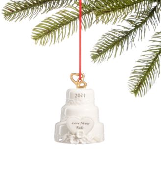 Holiday Lane - Our First Wedding Cake Ornament, Created for Macy's