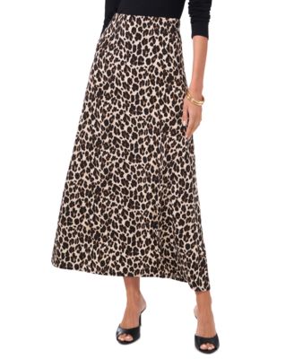 Vince Camuto - Women's Pull-On A-Line Midi Skirt