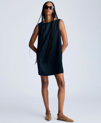 Kenneth Cole - Women's Draped Open-Back Shift Dress