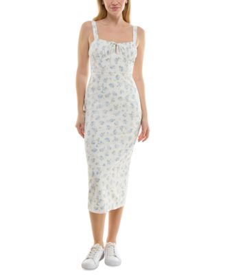 BCX - Juniors' Emma Textured Midi Dress