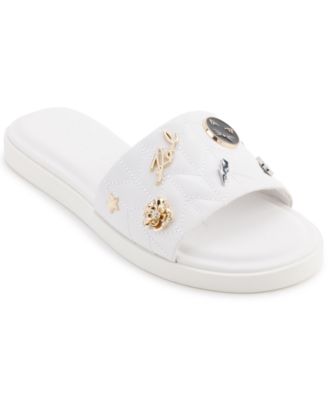 KARL LAGERFELD PARIS - Carenza Flat Slide Sandals