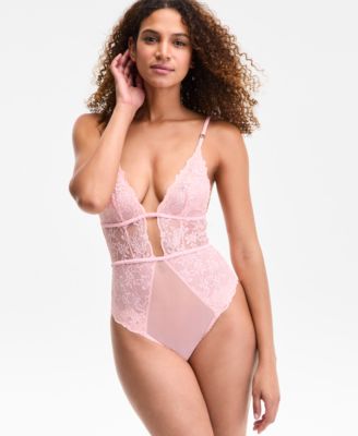 I.N.C. International Concepts - Women's Metallic Lace Bodysuit