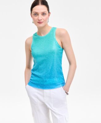 On 34th - Women's Ombr&eacute; Sequin Tank