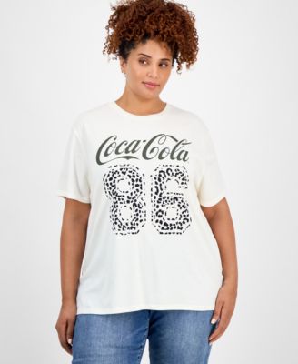 Love Tribe - Trendy Plus Size Coca Cola-Graphic T-Shirt
