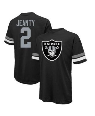 Majestic - Men's Ashton Jeanty Black Las Vegas Raiders 2025 NFL Draft First Round Pick Oversized T-Shirt