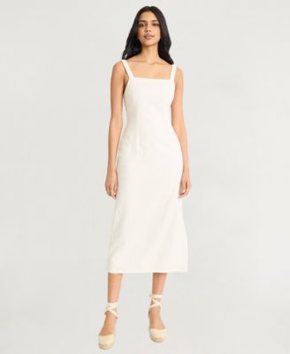 The Good Journey - Women's Square-Neck Sleeveless Midi Dress
