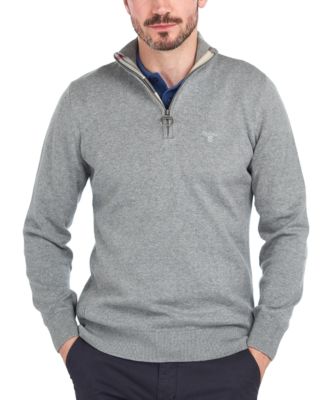 Barbour - Men's Half-Zip Cotton Sweater