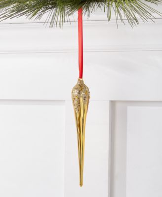 Holiday Lane - Black Tie Finial Ornament