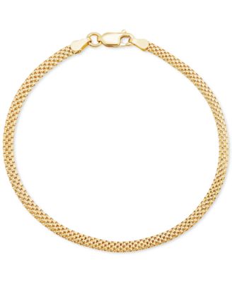 Giani Bernini - Popcorn Link Chain Bracelet in 18k Gold-Plated Sterling Silver