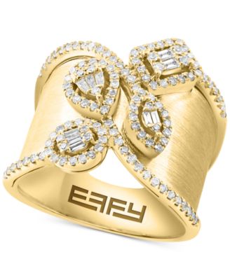 EFFY Collection - Diamond Statement Band Ring (1/2 ct. t.w.) in 14k Gold