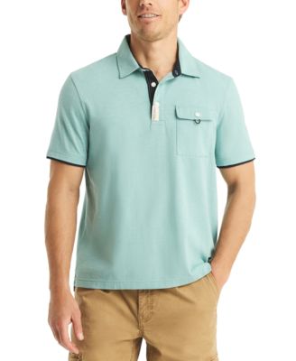 Nautica - Men's Classic-Fit Pocket Polo Shirt