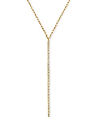EFFY Collection - Diamond Vertical Bar Pendant Necklace (1/8 ct. t.w.)