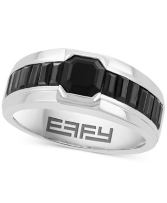 EFFY Collection - Men's Onyx & Black Spinel (2-1/2 ct. t.w.) Ring in Sterling Silver