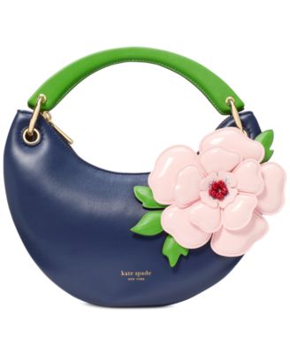 kate spade new york - Expo Floral Small Leather Top Handle Bag