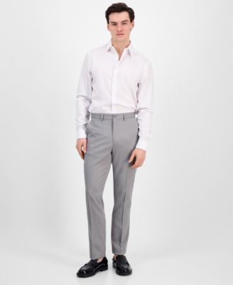 DKNY - Men's Modern-Fit Solid Dress Pants