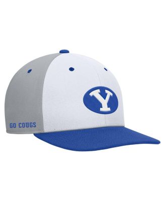 Nike - Men's White/Gray BYU Cougars Pro Performance Snapback Hat