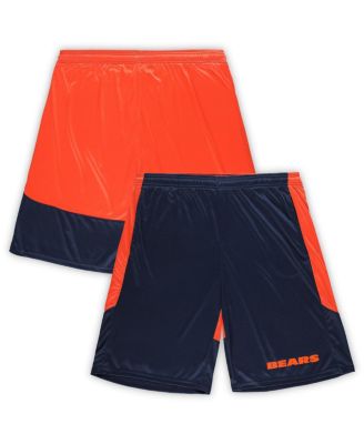 Fanatics - Men's  Navy/Orange Chicago Bears Big Tall Launch Shorts