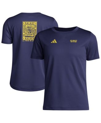 adidas - Big Boys and Girls Navy LA Galaxy Local Wrap T-Shirt