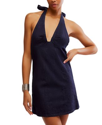 Free People - Women's Trevi Denim Mini Dress