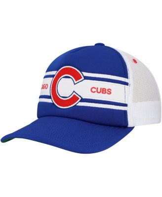 Mitchell & Ness - Men's Royal Chicago Cubs Sideline Trucker Adjustable Hat