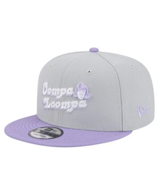 New Era - Men's Gray/Light Purple Willy Wonka and the Chocolate Factory Two-Tone 9FIFTY Snapback Hat